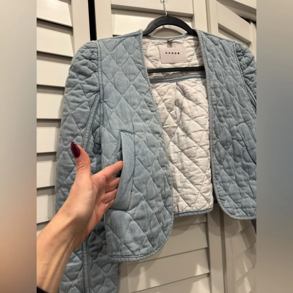 Blank NYC Quilted Jacket/Blazer XS - Picture 3 of 5